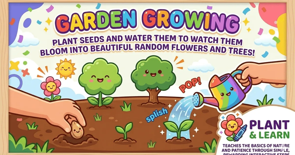 A calm, slow-paced Sensory and Relaxation game from Kids Scroll, ideal for winding down before ending screen time